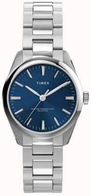 Timex Bracelet en acier inoxydable à cadran bleu Highview TW2V26300