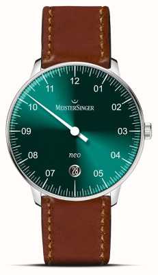 MeisterSinger Néo plus | cadran vert soleillé NE419D