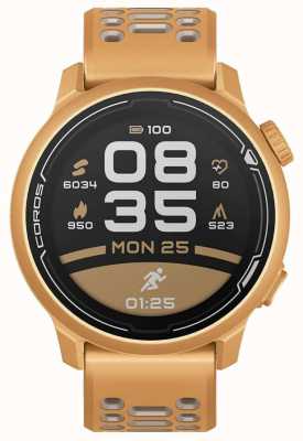 Coros Montre de sport gps premium Pace 2 avec bracelet en silicone - or - co-781671 WPACE2-GLD