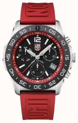 Luminox Pacific diver chronographe noir/rouge - plongeur 44mm XS.3155