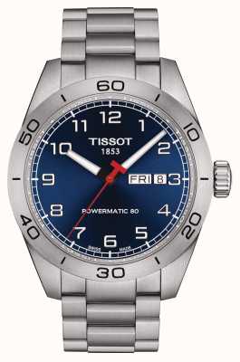 Tissot Hommes | prs 516 powermatic 80 | cadran bleu | bracelet en acier inoxydable T1314301104200