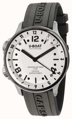 U-Boat Capsoil doppiotempo 45 ss cadran blanc 8888/A