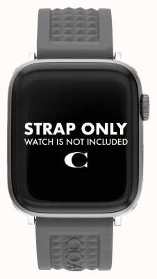 Coach Bracelet Apple Watch (42/44mm) silicone noir 14700051