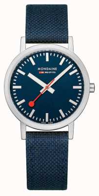 Mondaine Bracelet textile bleu classique 36 mm A660.30314.40SBD