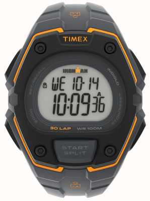Timex Montre homme ironman affichage digital noir et orange TW5M48500