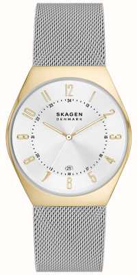Skagen Montre-bracelet à mailles en acier inoxydable deux tons Grenen Lille SKW6816
