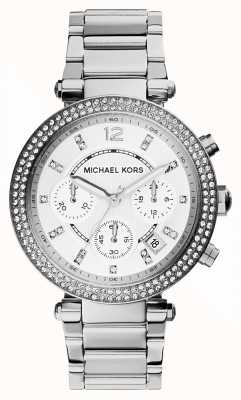 Michael Kors Montre chronographe parker sertie de cristaux pour femme MK5353