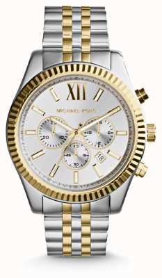 Michael Kors Montre chronographe bicolore 44 mm pour homme MK8344