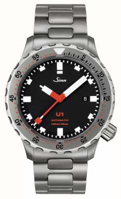 Sinn U1 1000m montre de plongée automatique / bracelet h-link 1010.010-BM10100102S