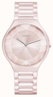RADO Véritable montre à quartz rose clair fine R27120402