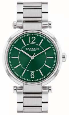 Coach Caré unisexe | bracelet en acier inoxydable | cadran vert 14504044