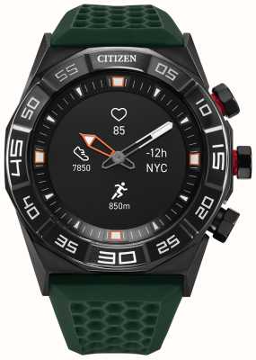 Citizen Bracelet en silicone vert pour smartwatch hybride Cz JX1005-00E