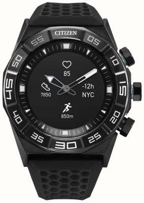 Citizen Montre intelligente hybride Cz avec bracelet en silicone noir JX1007-04E