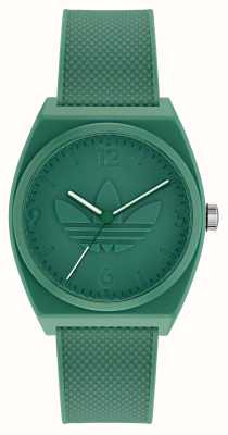 Adidas Projet deux | cadran vert | bracelet en silicone vert AOST22032