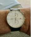 Customer picture of Junghans Bracelet veau chronoscope forme c noir 41/4770.00