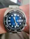 Customer picture of Seiko Les hommes sauvent l'océan | bracelet en acier inoxydable | cadran bleu SRPE39K1